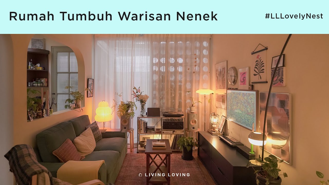 Rumah Tumbuh Warisan Nenek yang Dihuni Pasangan Desainer | LOVELY NEST: Putri + Kharis
