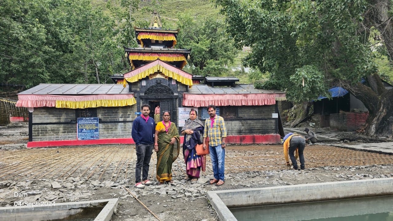Shree Muktinath (ancient Vishnu temple) located in Mustang, Nepal.