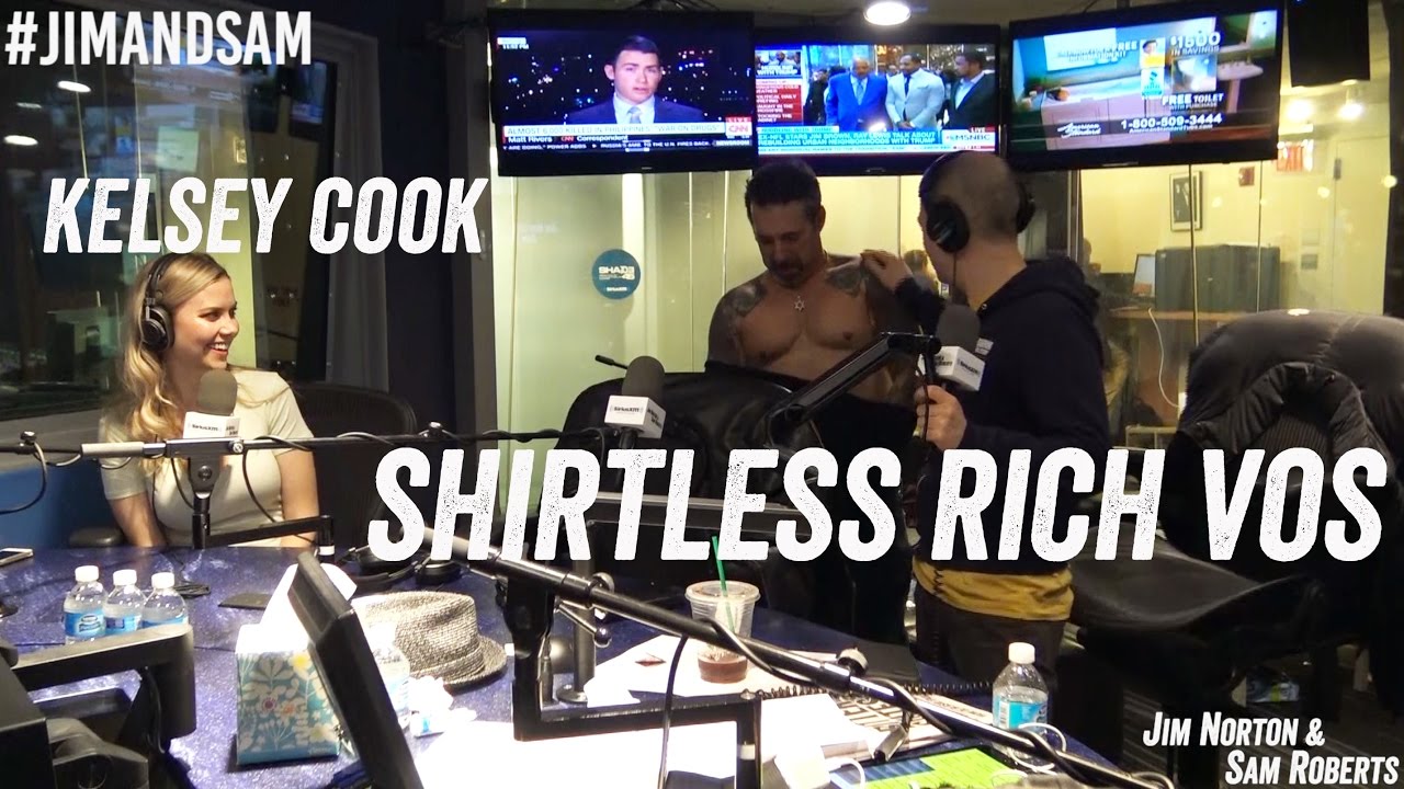 Rich Vos & Kelsey Cook in studio - Ewoks, Shirtless Vos, Award Shows - Jim Norton & Sam Roberts