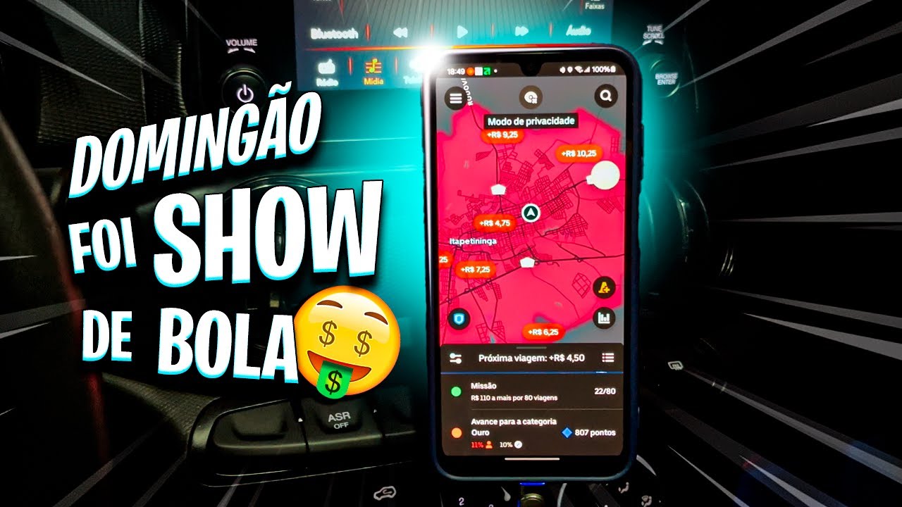 MELHOR DIA DA SEMANA NA UBER | rotina de uber ✅