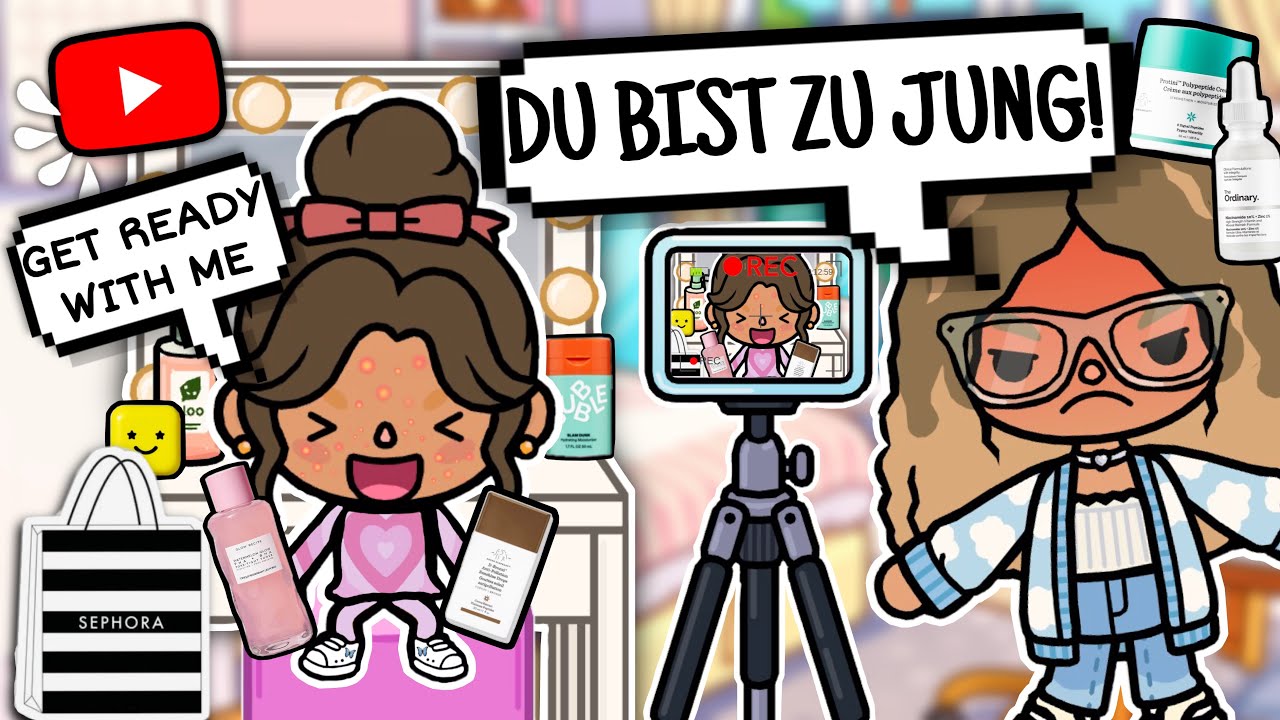 KIND IST SKINCARE  SÜCHTIG !! 😱🧴 | DRAMA, ÄRGER UND STREIT | TOCA BOCA STORY DEUTSCH  | ALLES TOCA