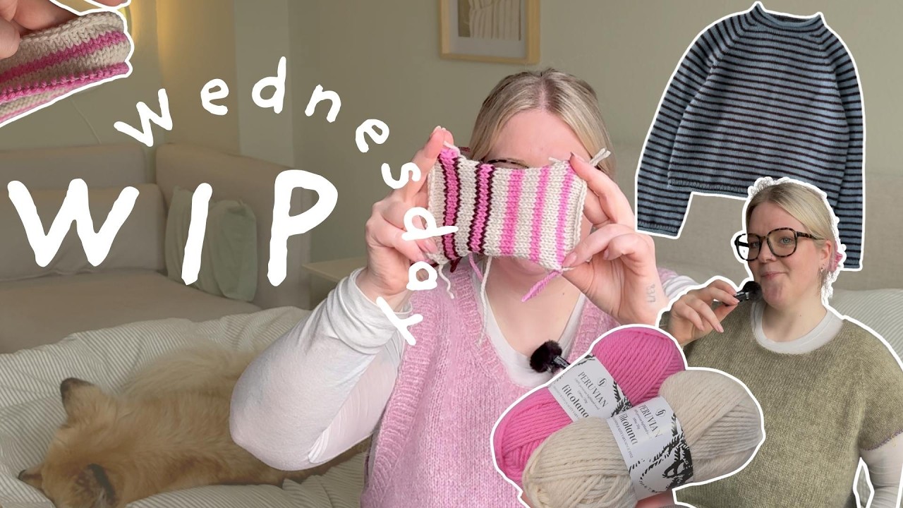 Happy WIP Wednesday!💕Strickupdate - meine aktuellen Strickprojekte! Frankie Sweater KAL, Petit Knit