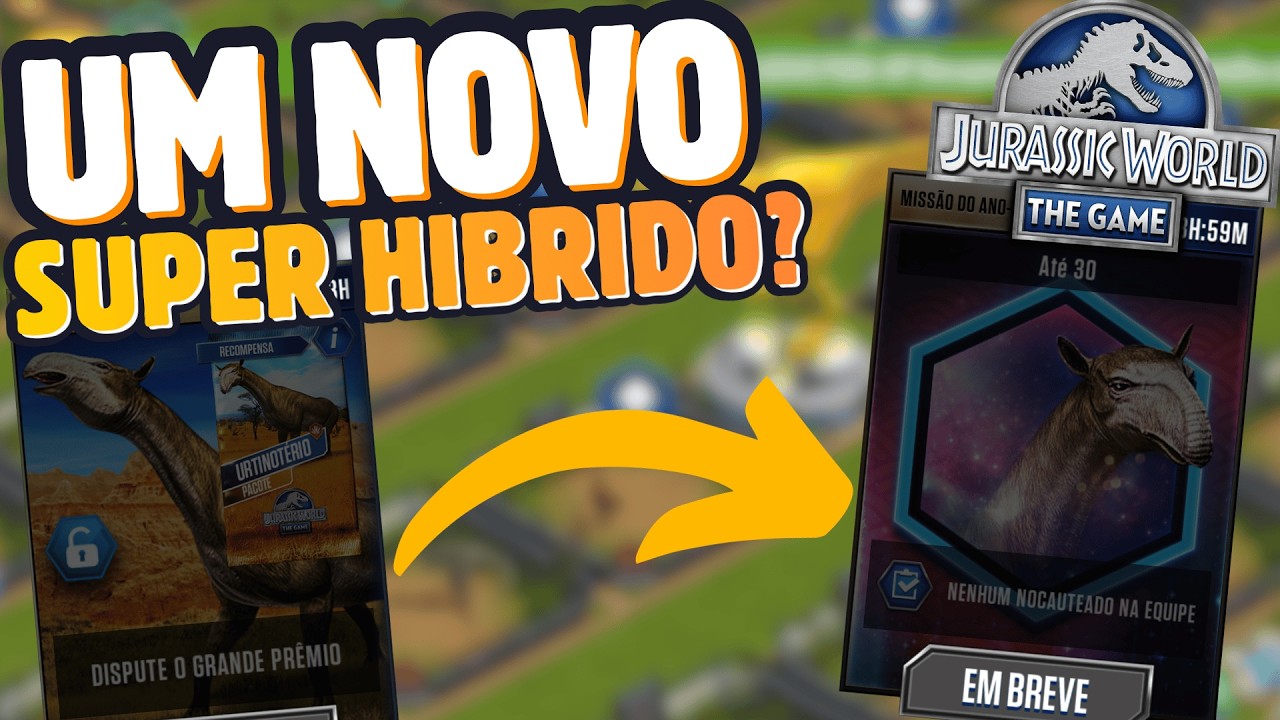 VAI CHEGAR UM NOVO SUPER HIBRIDO? O QUE É ISSO? Jurassic World the Game