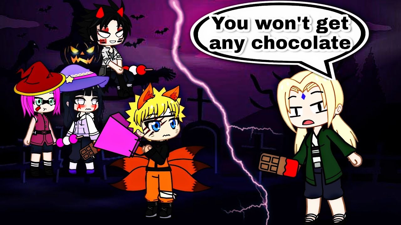 Treat or Trick Halloween meme 🎃 || Naruto || Gacha life