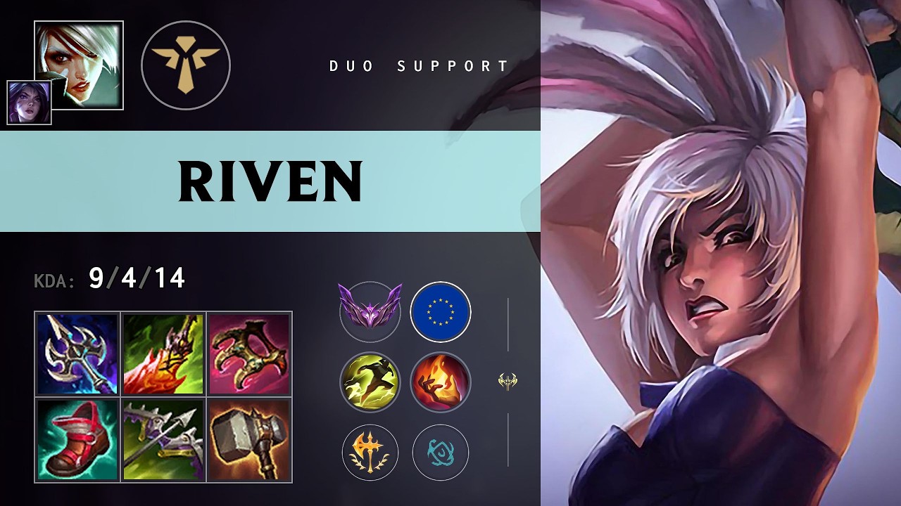 Riven Support vs Thresh - EUNE Master Patch 26.13