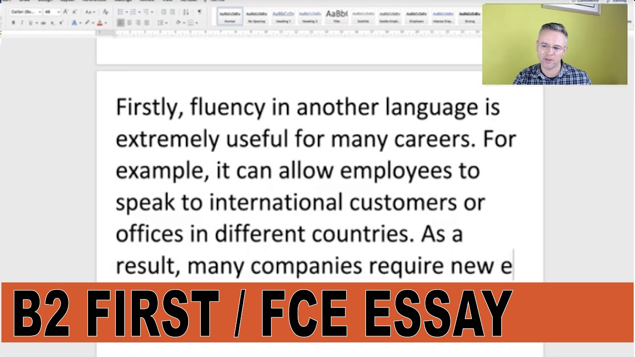 How to Write a B2 Essay - Watch me Write and Edit Real Time!