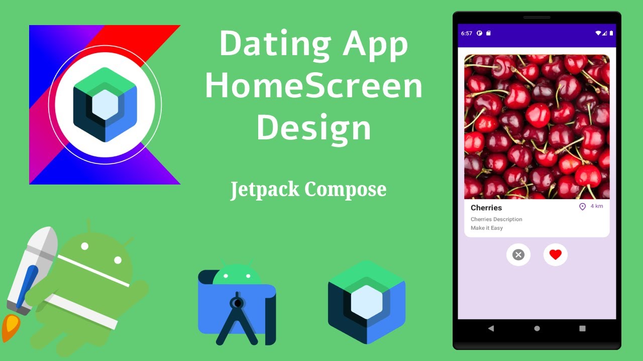 How to implement Dating Application Home Screen UI in Jetpack Compose | Android | Make it Easy