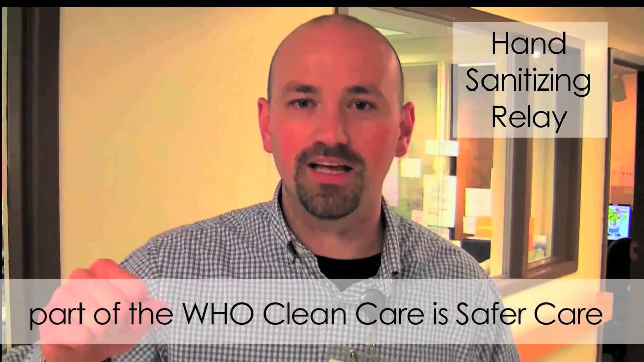 Global Hand Sanitizing Relay 2015 supported by WHO