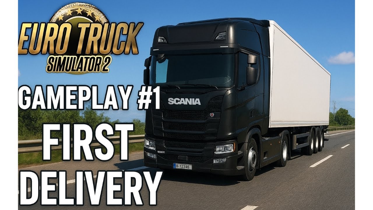 ETS2 Gameplay #1  My First Delivery  NIK Gamer