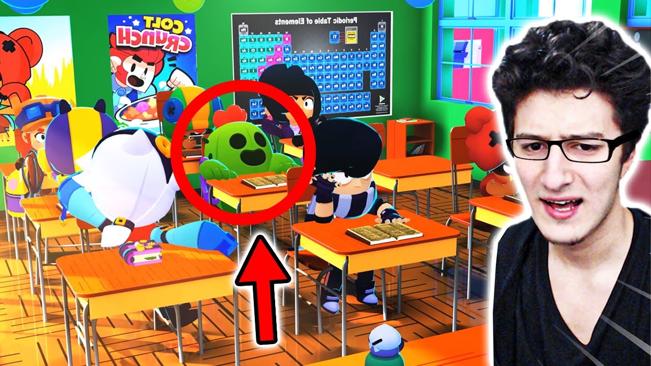 BRAWL STARS KARAKTERLERİ OKULA GİDERSE
