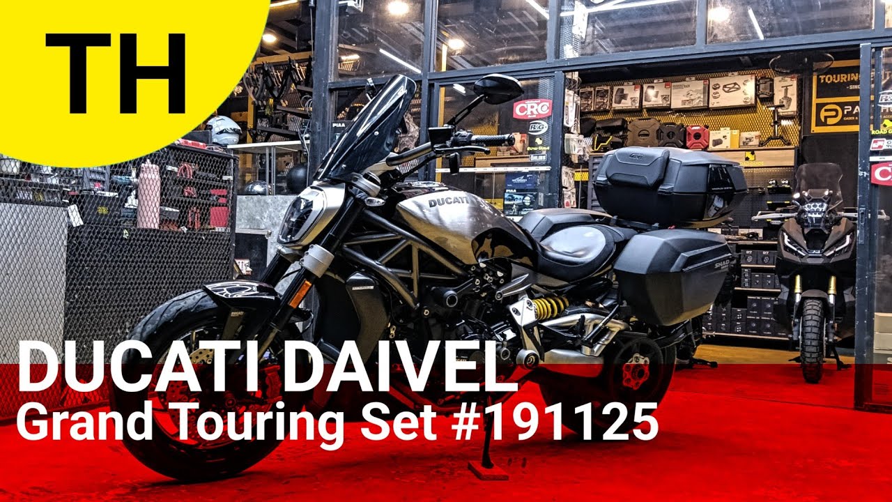 TH | ชมรีวิว ชุดแต่ง Grand Touring Set #191125 Ducati Diavel ( GIVI V49 AIR + SHAD SH23 + PANTHER )
