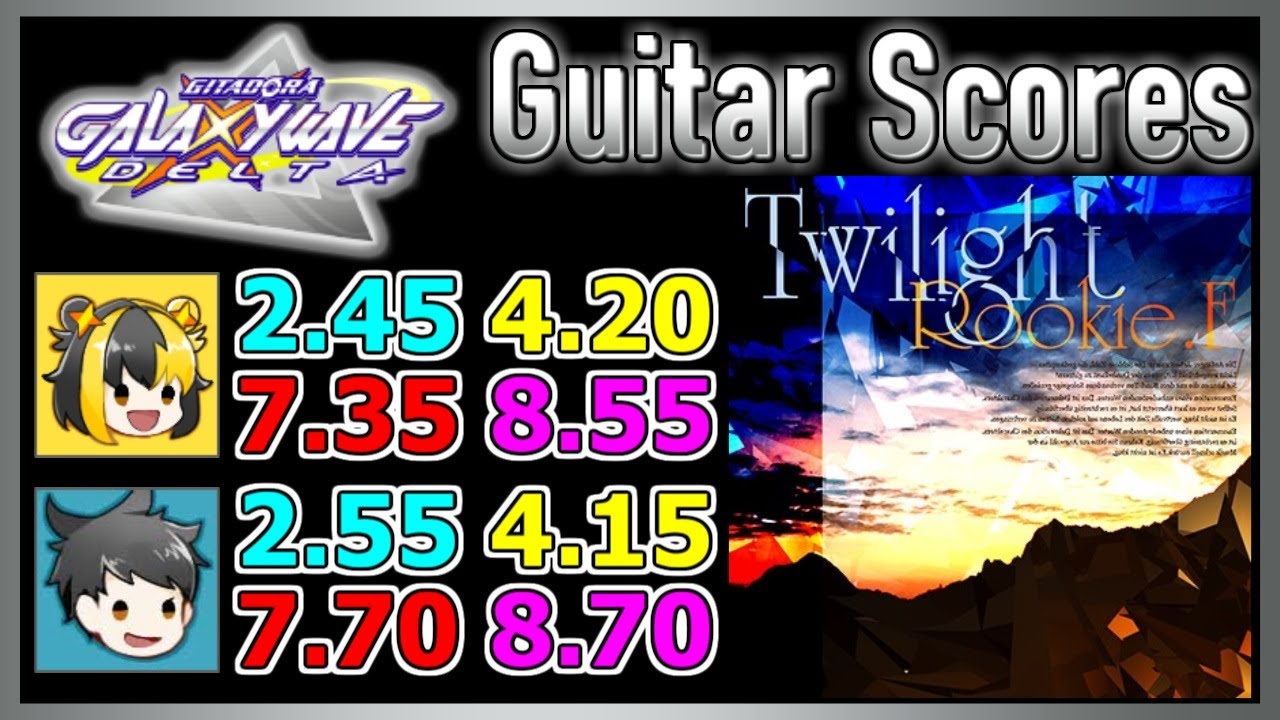 [GITADORA GuitarFreaks] Twilight - Guitar & Bass Scores
