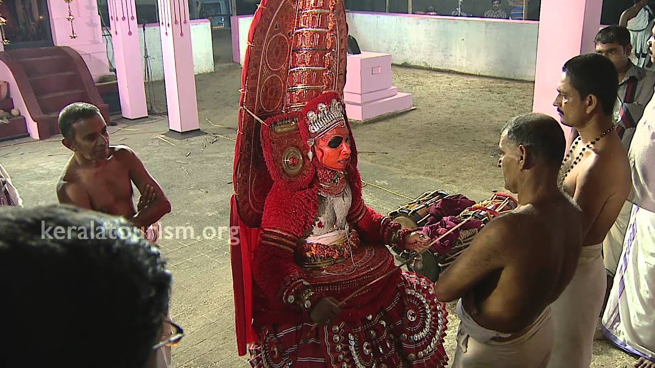 Bhairavan Theyyam, Kuttichathan Theyyam, Vellur Sree Kozhunthumpadi Temple