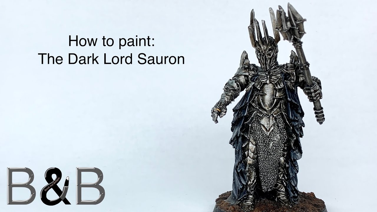 How to paint the Dark Lord Sauron