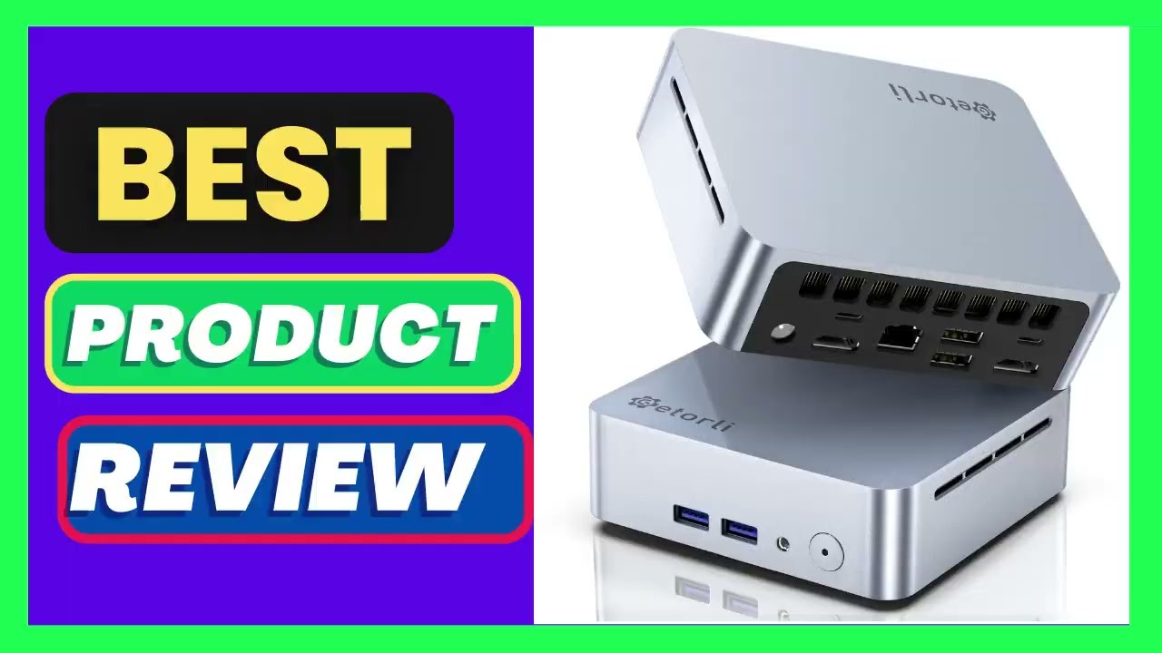 Getorli Mini PC AMD Ryzen 5 3500U (4C/8T) Small Desktop Computer