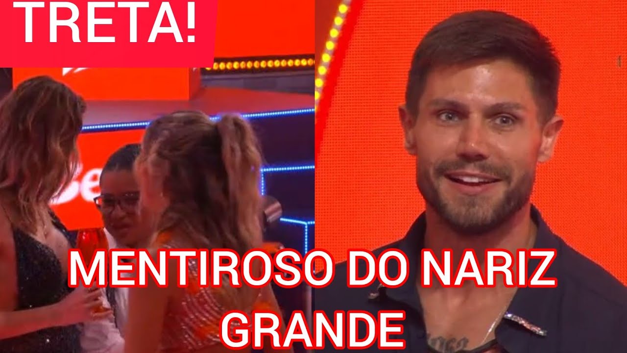 TRETA' MILENA CHAMA JONAS DE MENTIROSO DO NARIZ GRANDE APÓS ELE OFERECER BEBIDA SÓ PQ SAMIRA É LÍDER