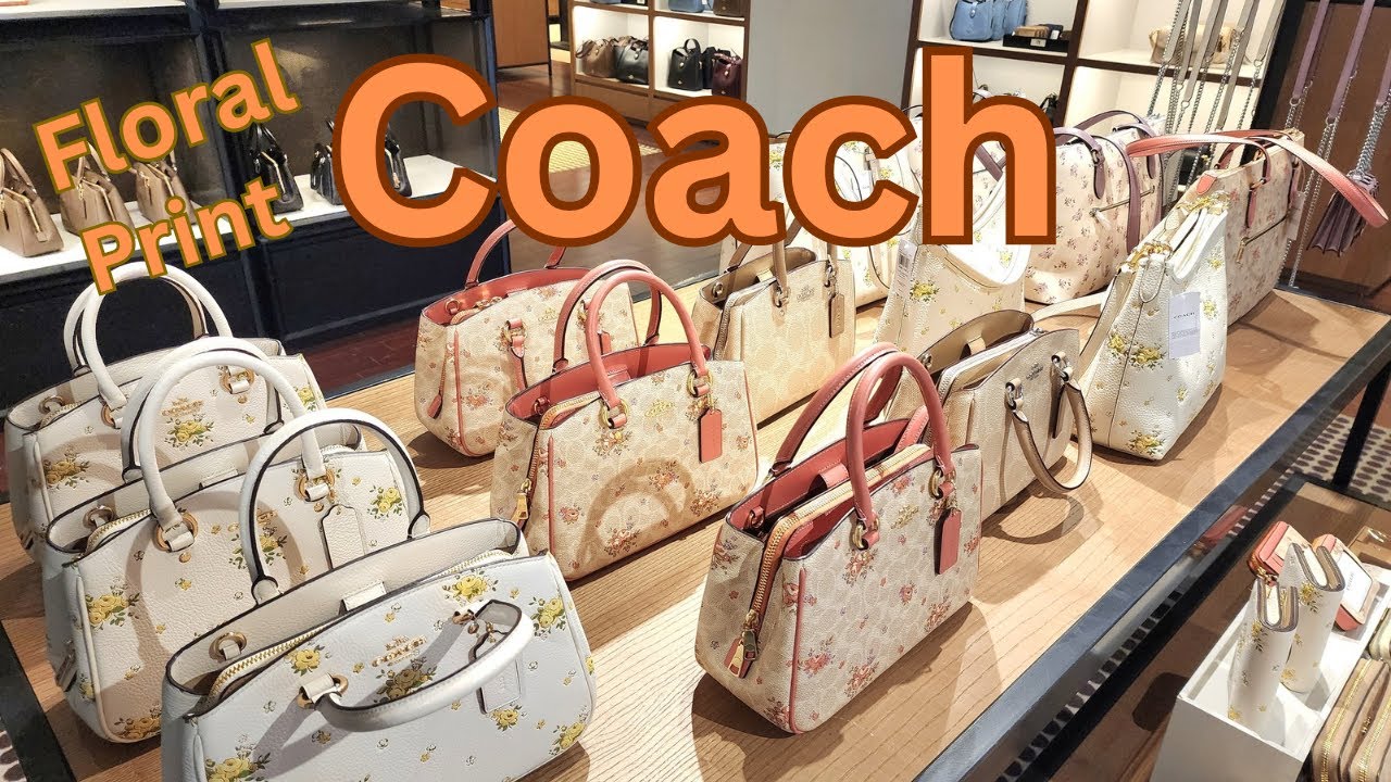 🌸 The LONG - AWAITED FLORAL HANDBAGS IS HERE! 🌸 Coach Outlet Walkthrough.