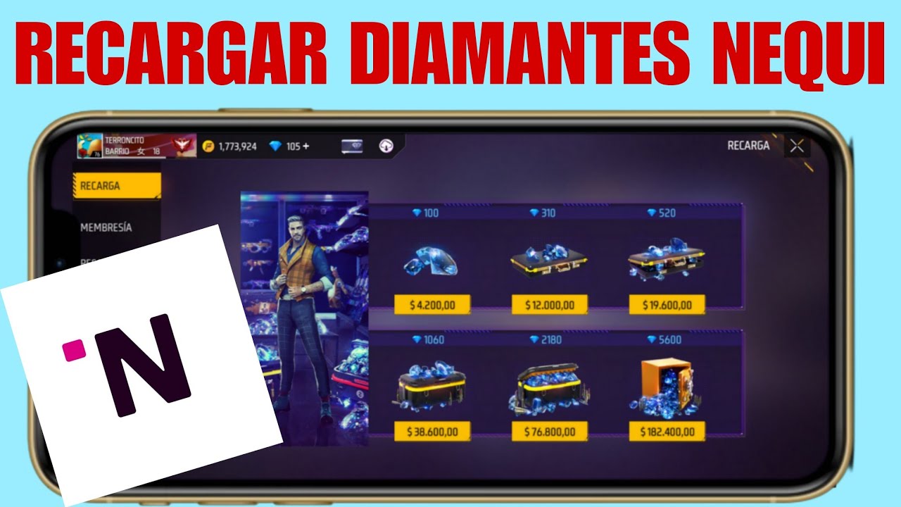 COMO RECARGAR DIAMANTES DE FREE FIRE POR NEQUI PASO A PASO 2026 ✅