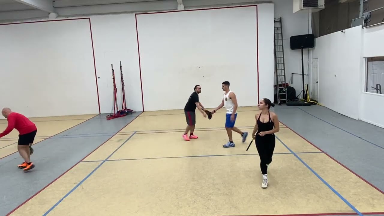 Paddleball Emso & Paul vs Frankie & Manny 2.25.26