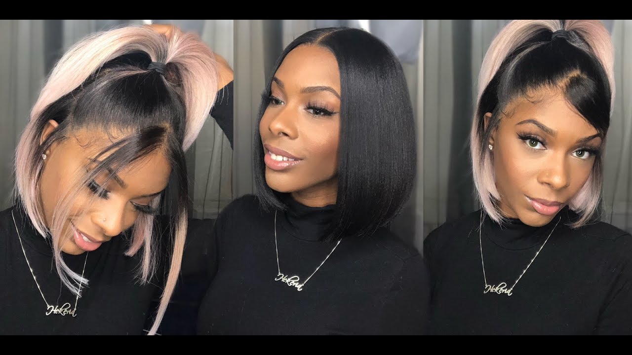 Bobbi Boss Glueless 13x7 HD Lace Frontal Wig - Keva (2 Colors) Show & Tell * HAIRSOFLYSHOP *