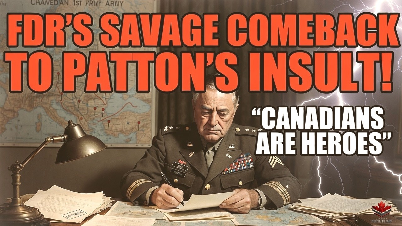 Roosevelt's Savage Reply After Patton Called Canadians 'Useless'!