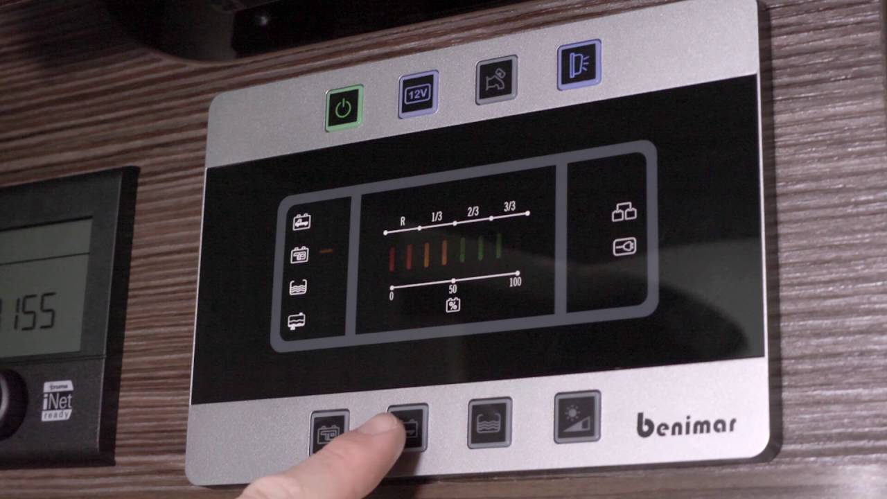 Benimar Mileo. Using the control panel