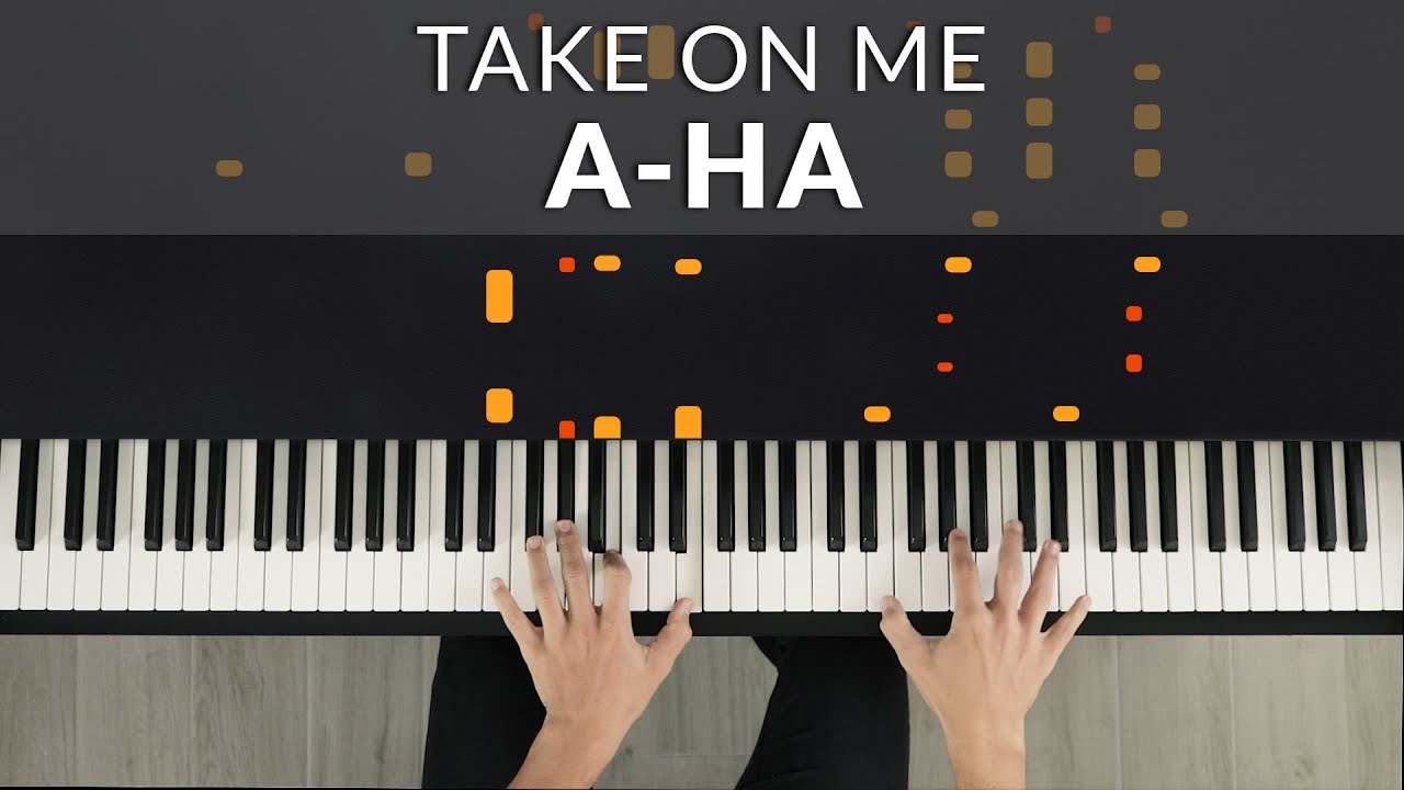 Take On Me - A-ha | Tutorial of my Piano Cover