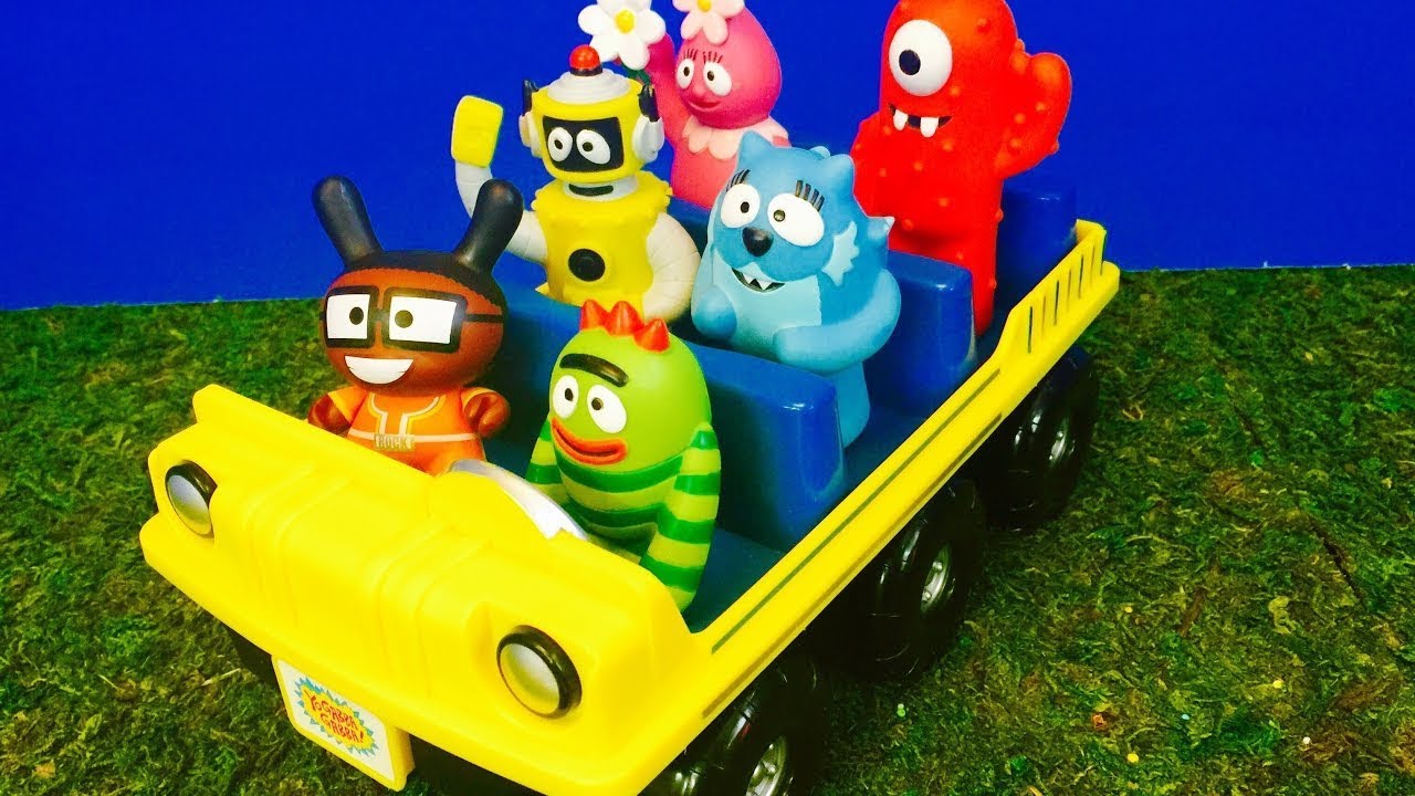 Видеоподборка YO GABBA GABBA: поездка на игрушечном джипе, Bluey и многое другое!