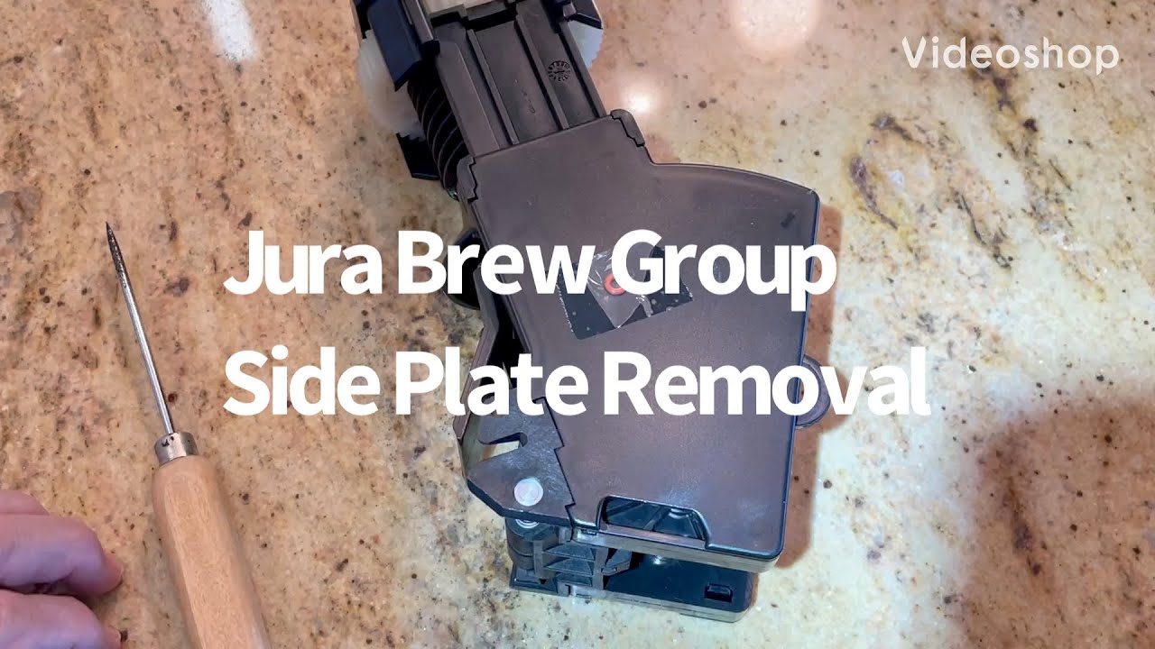 Jura Brew Group Side Plate Removal
