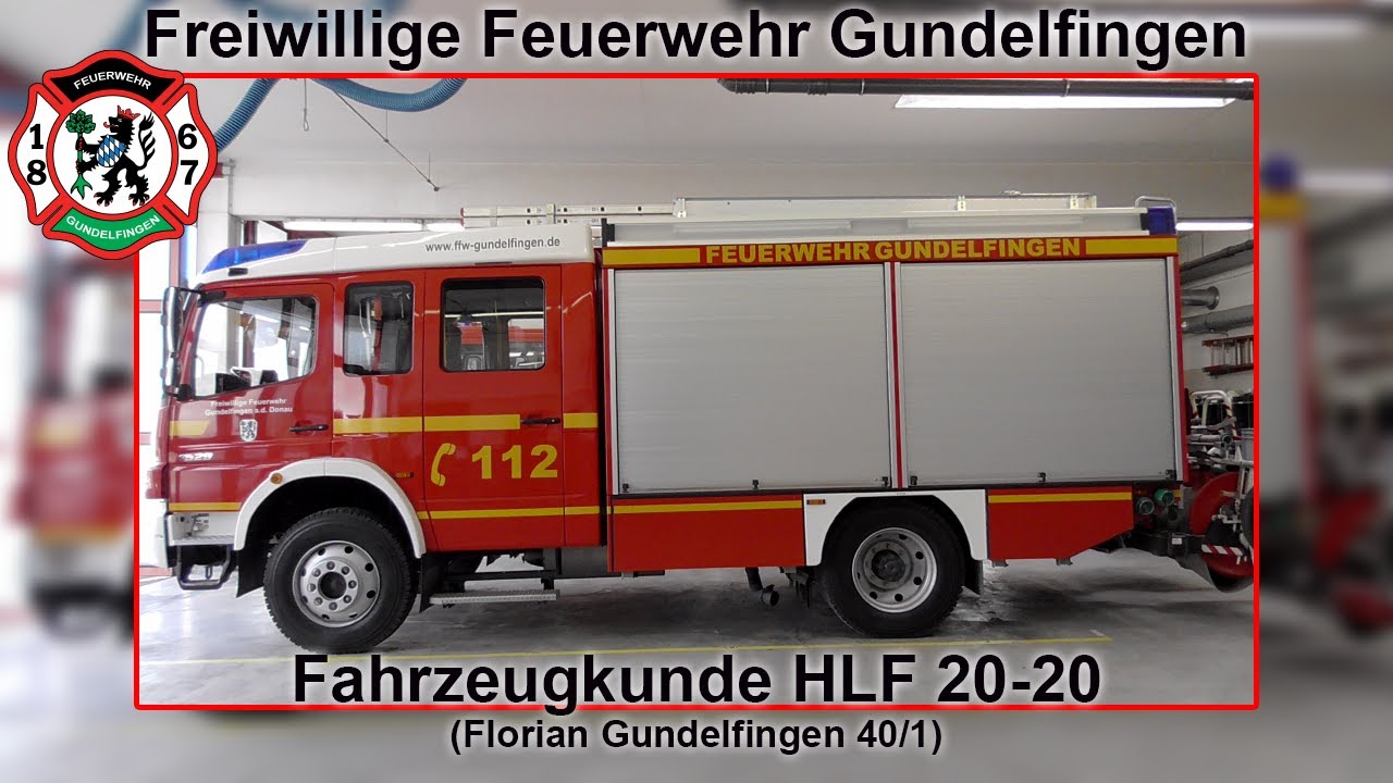 Feuerwehr Gundelfingen - Fahrzeugkunde HLF 20-20 (40/1)