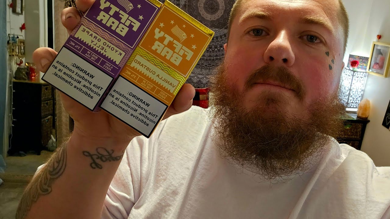 DESSERTY DISPOSABLES?? Kyoho Grape Jelly/Vanilla Custard Fifty Bar Vape Review!