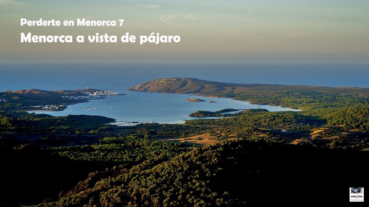 Menorca  a vista de pájaro