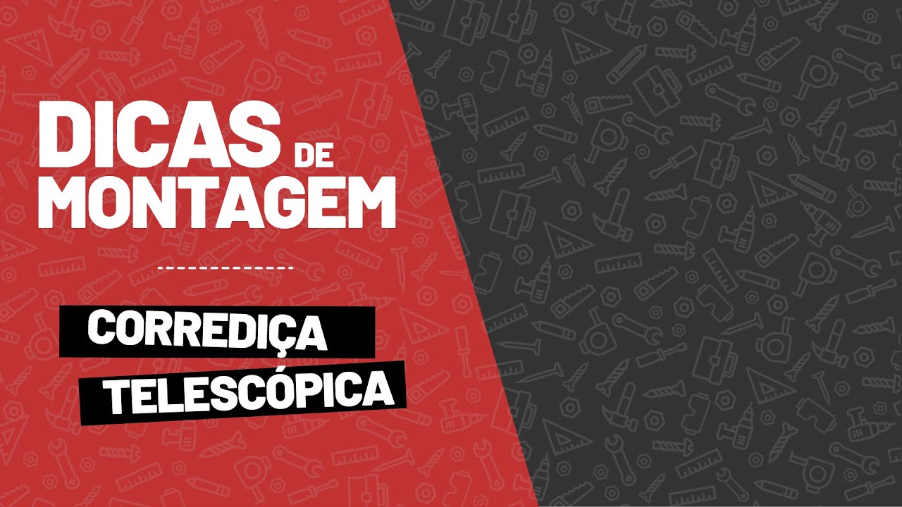 Como montar corrediça telescópica | Kappesberg