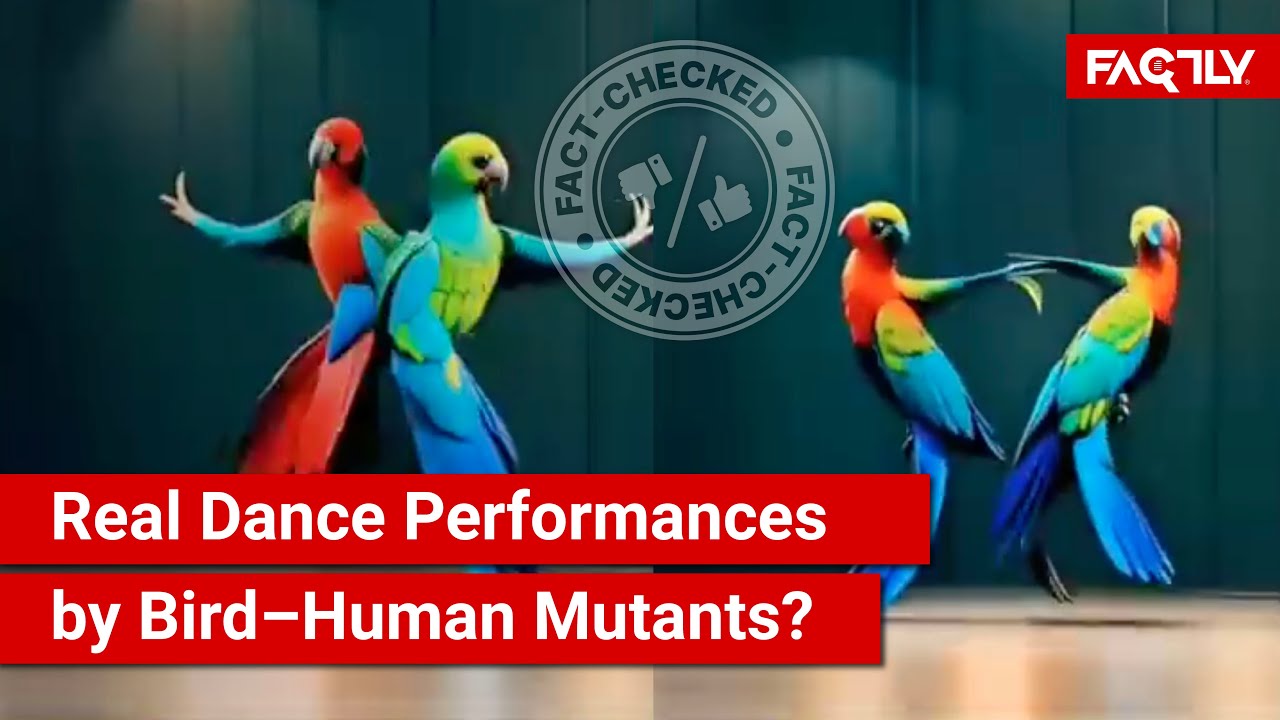FACT CHECK: Viral Video Shows Real & Magical Dance Performances by Bird&ndash;Human Mutant Creatures?