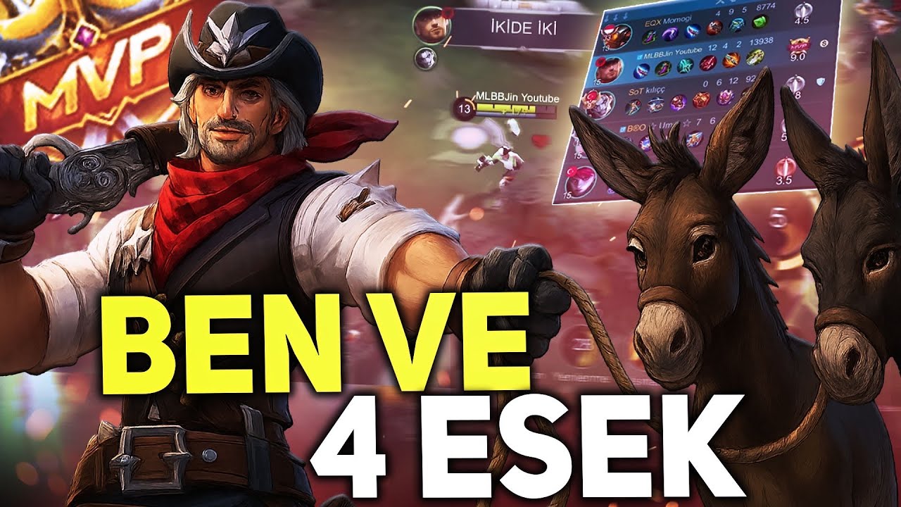 BEN VE 4 EŞŞEK | Clint Jin - Mobile Legends