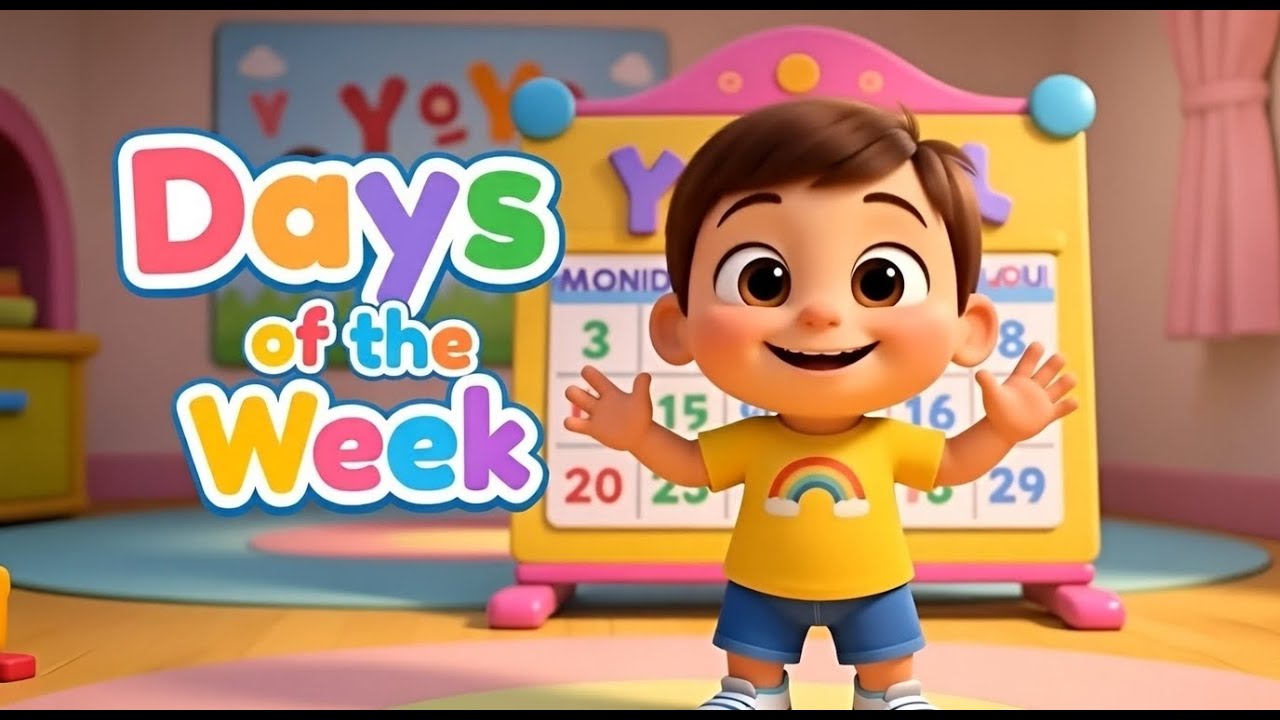 Days of the Week Dance Song 🗓️💃 | Learn Monday to Sunday with Fun | Kids Learning Rhyme
