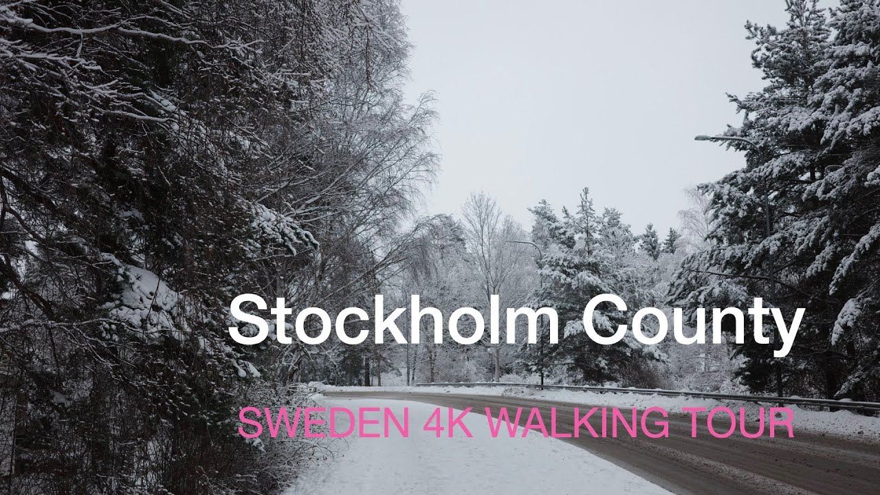 Upplands Väsby, Stockholm County 4K HDR Walking Tour