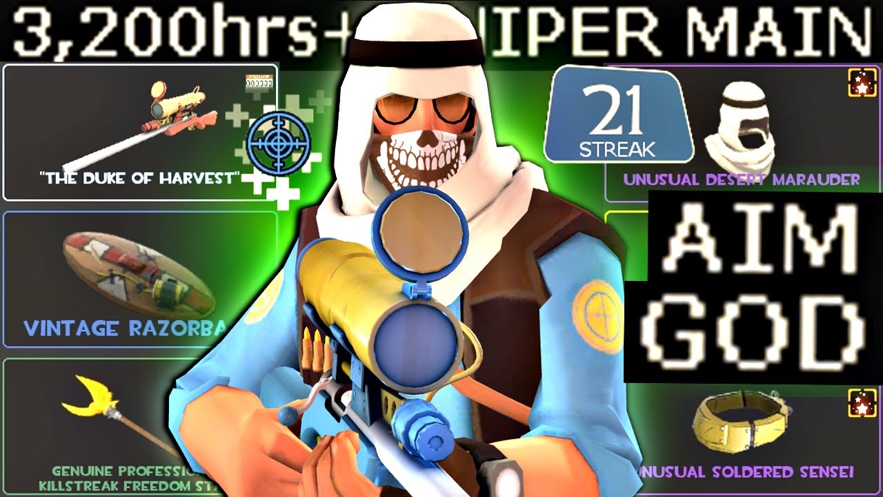 Когда снайпер с более чем 3200 часами игры присоединяется к Harvest🔸TF2 Геймплей