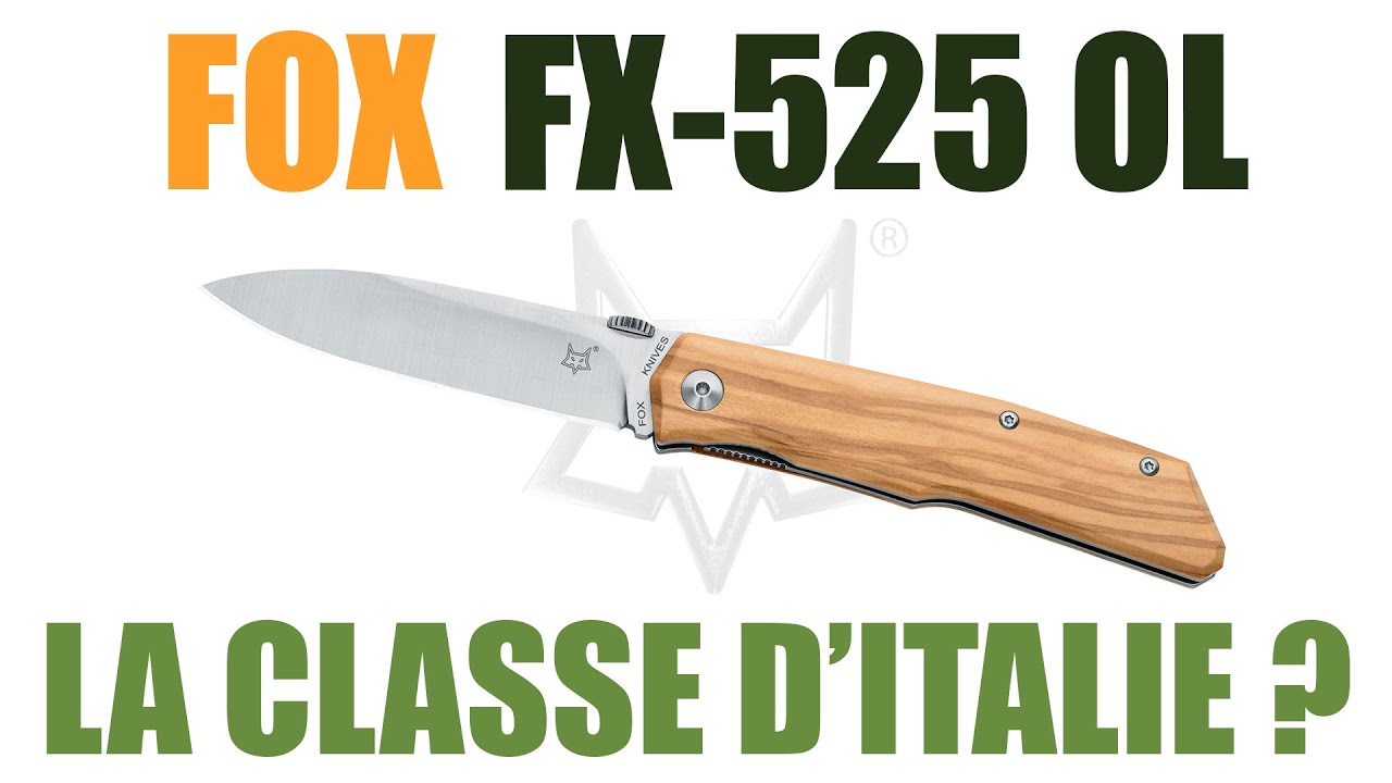 FOX FX-525 par Terzuola - La classe à l'italienne ? Présentation et comparatif