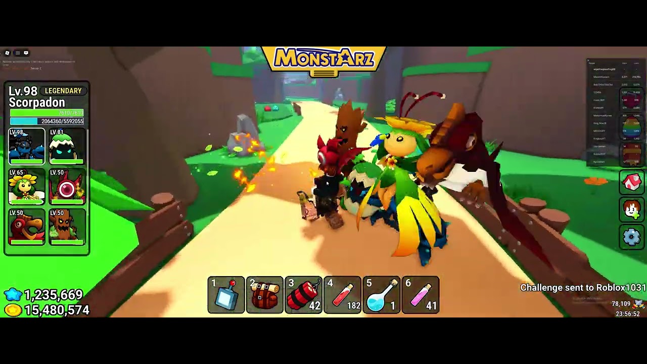 Fighting in Monstarz till I die