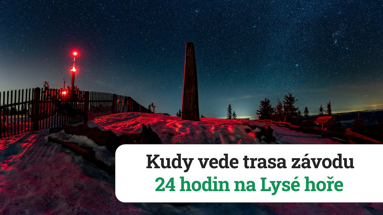 Po trase závodu 24 hodin na Lysé hoře alias LH24