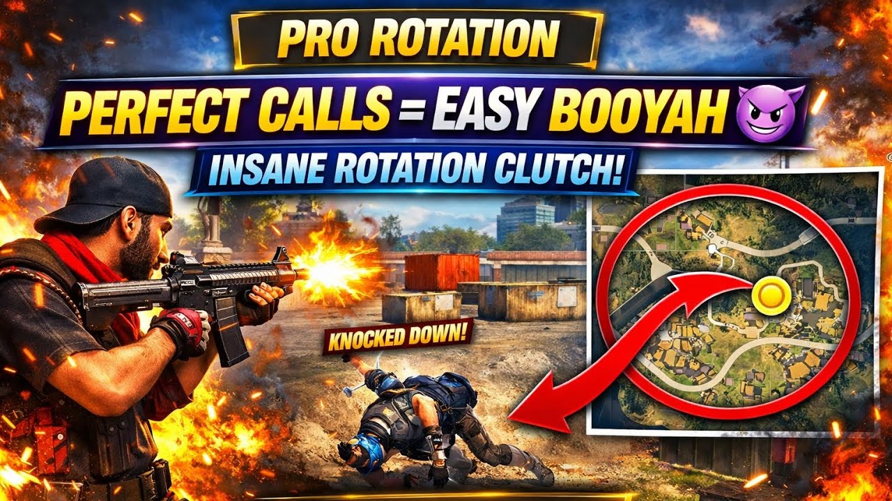 ESPORTS LEVEL ROTATION 😱 EASY BOOYAH MATCH | Garena Free Fire@5starger99