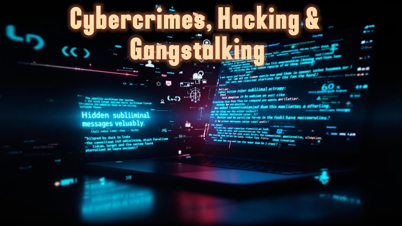 Cybercrimes, hacking and gang stalking 
