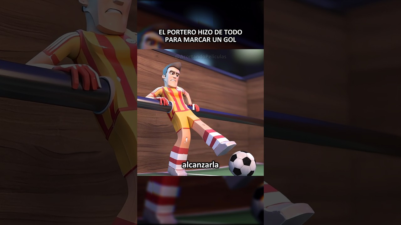 El portero hizo de todo para marcar un gol #peliculas #resumen