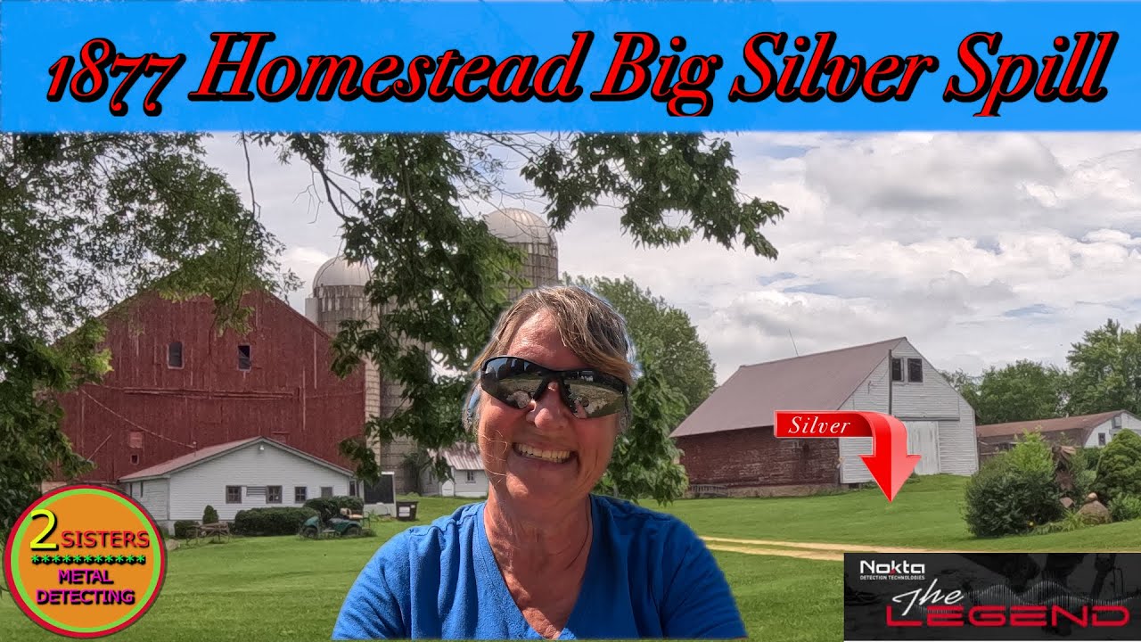 1877 Silver Spill LIVE DIG #metaldetecting