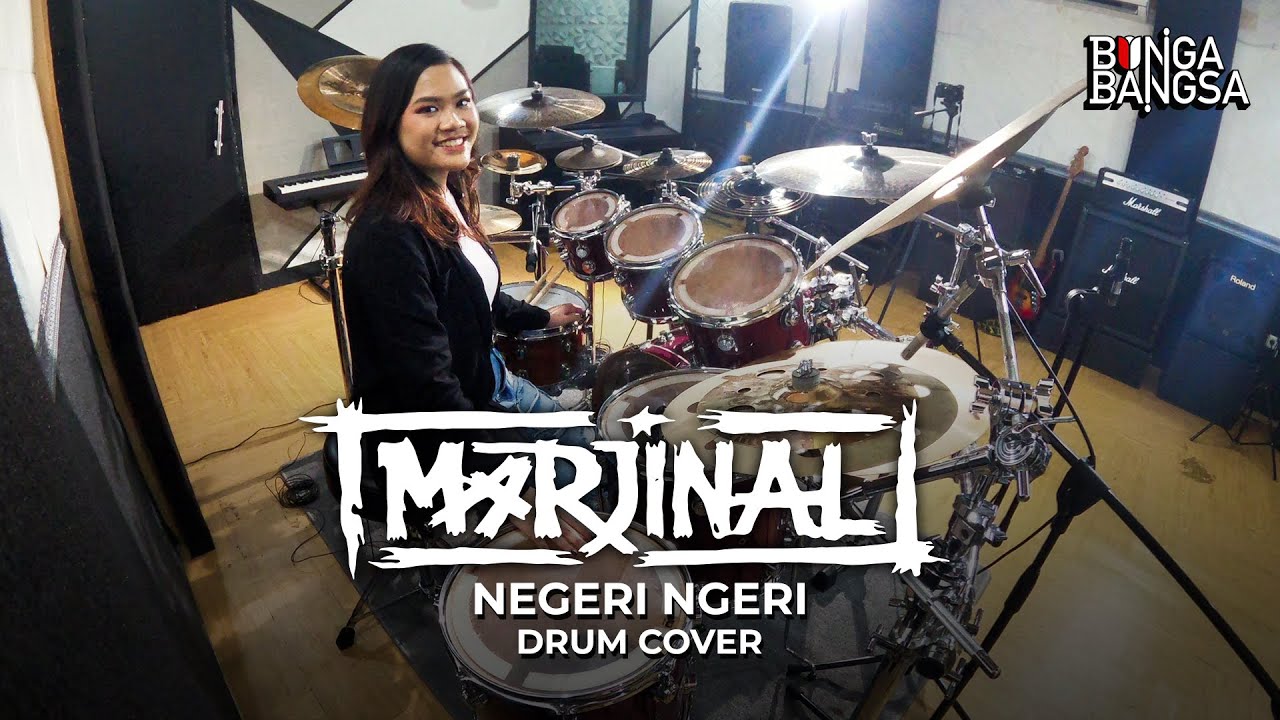 Marjinal - Negeri Ngeri | Drum Cover by Bunga Bangsa