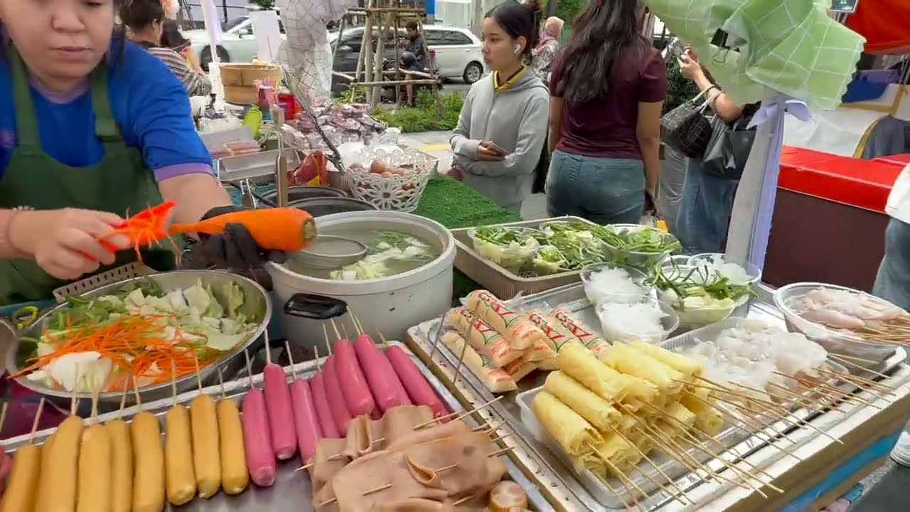 bangkok  Thailand Silom Station street Food