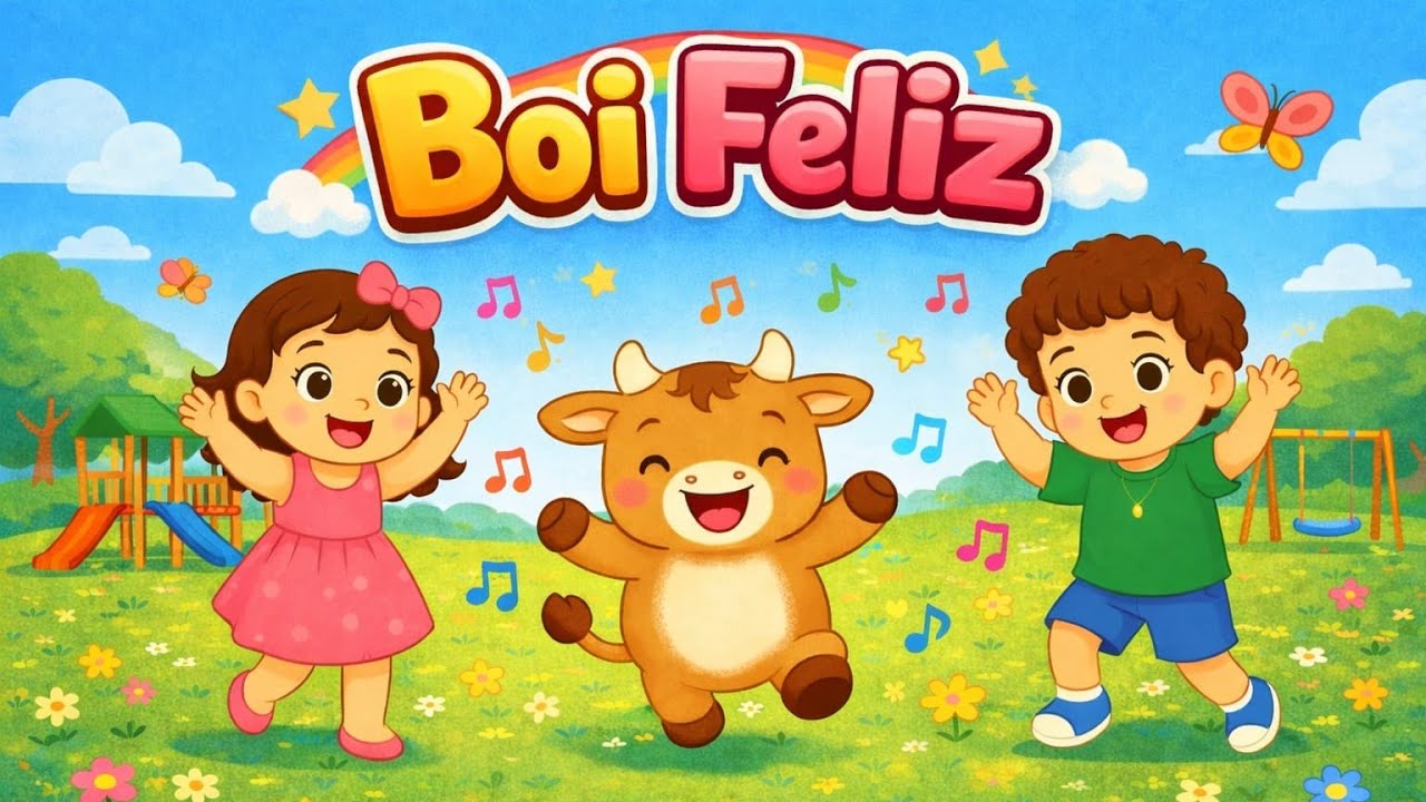 O Boi Feliz &ndash; M&uacute;sica Infantil Animada