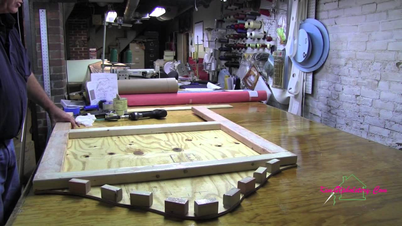 Upholstery How to Build A  Headboard  Part 1.mov