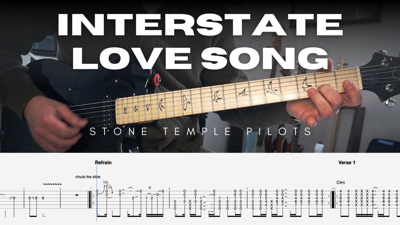 Stone Temple Pilots - Interstate Love Song (Guitar Cover w/ Tab)